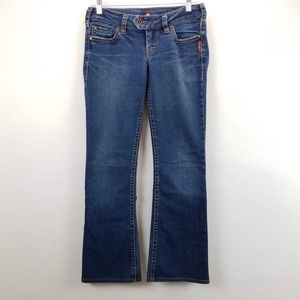 CC - Silver Jeans Tuesday Women’s 28 / 35 Blue Denim Bootcut Western Glove Works